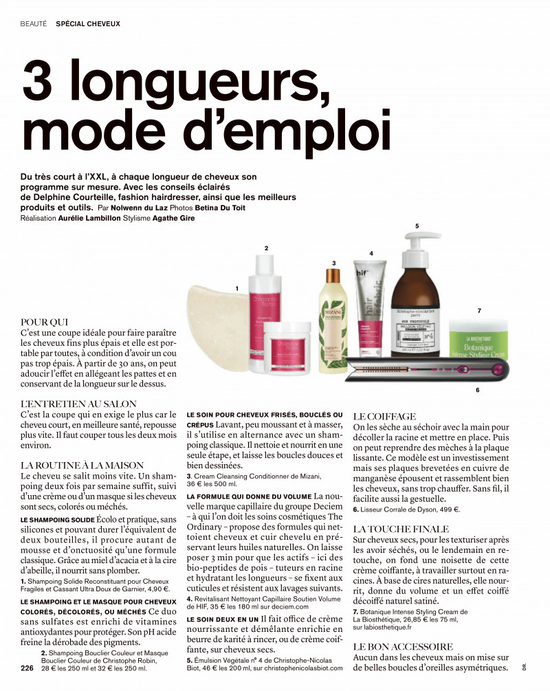 3 Longeurs Mode d\'Emploi, November 2020