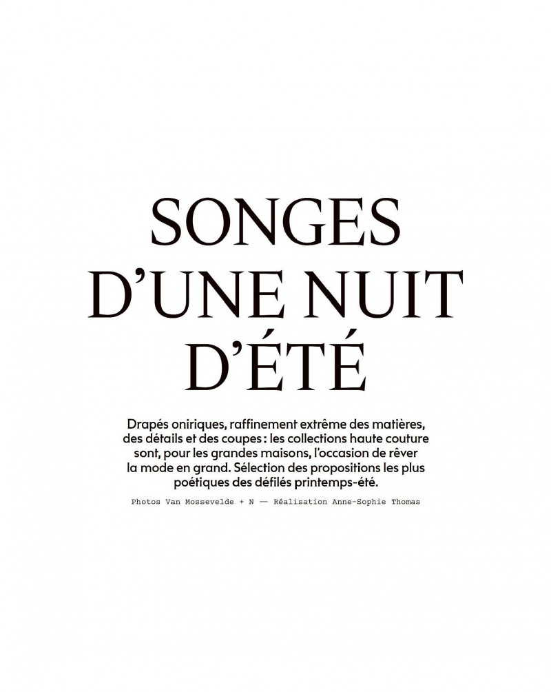 Songes D\'Une Nuit D\'été, May 2020