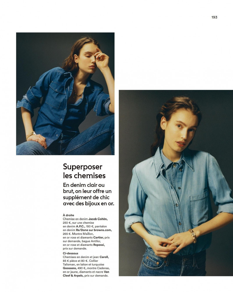 Laura Bogesvang Sorensen featured in Total Denim, Mode D\'Emploi, May 2020