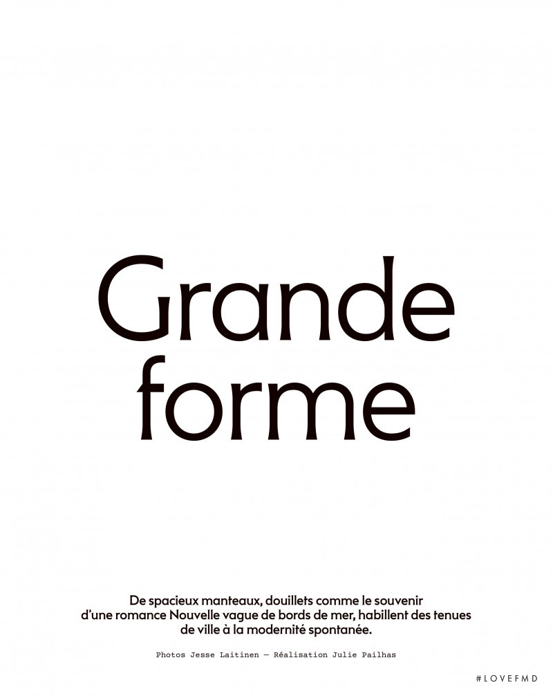 Grande Forme, December 2019