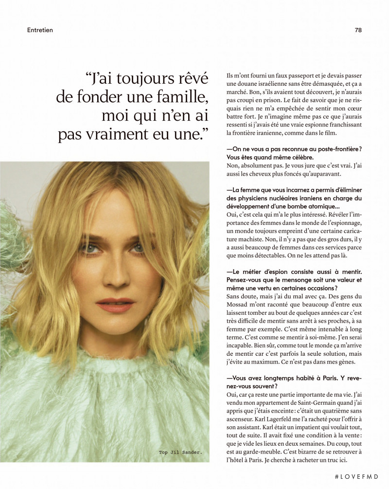 Diane Heidkruger featured in La Vie Est Tranquille Avec Moi, September 2019