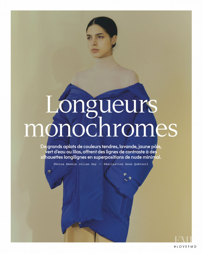 Rawiyaa Madkouri featured in Longeurs Monochromes, September 2019