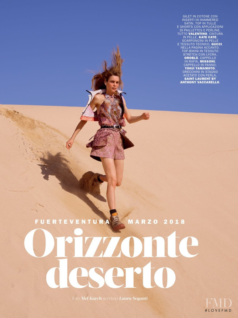 Kim Noorda featured in Orizzonte Deserto, June 2018