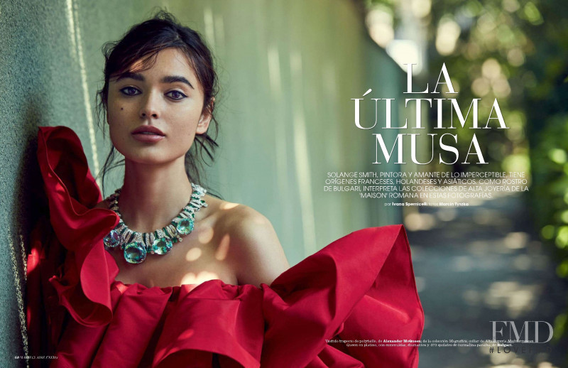 Solange Smith featured in La Ultima Musa, January 2022