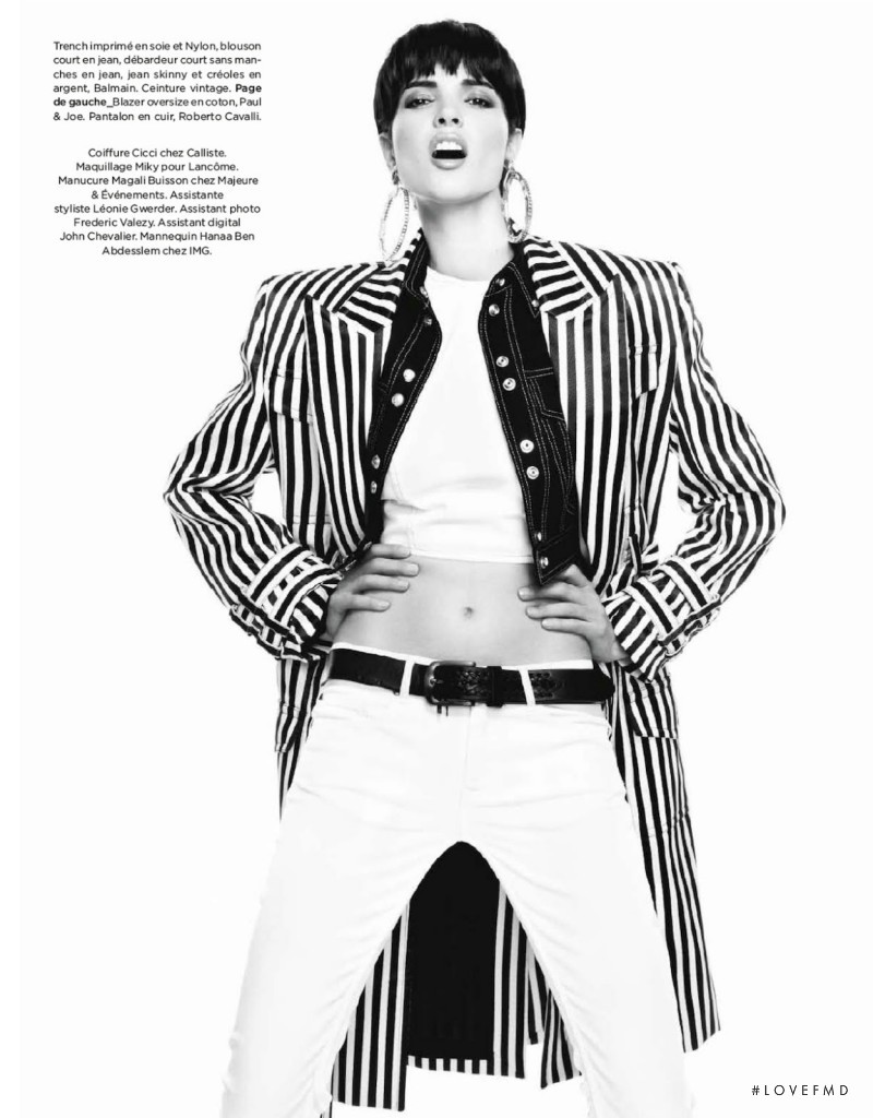 Hanaa Ben Abdesslem featured in Minimale Androgyne, March 2013