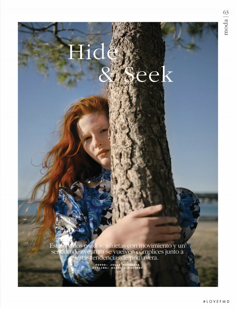 Melani Letzow Sandow featured in Hide & Seek, April 2019