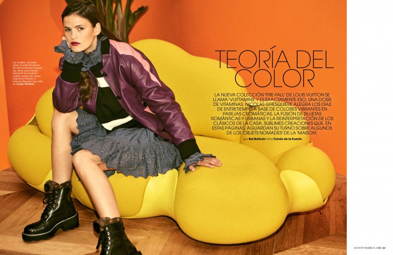Anastasia Dezhina featured in Teoría Del Color, August 2021