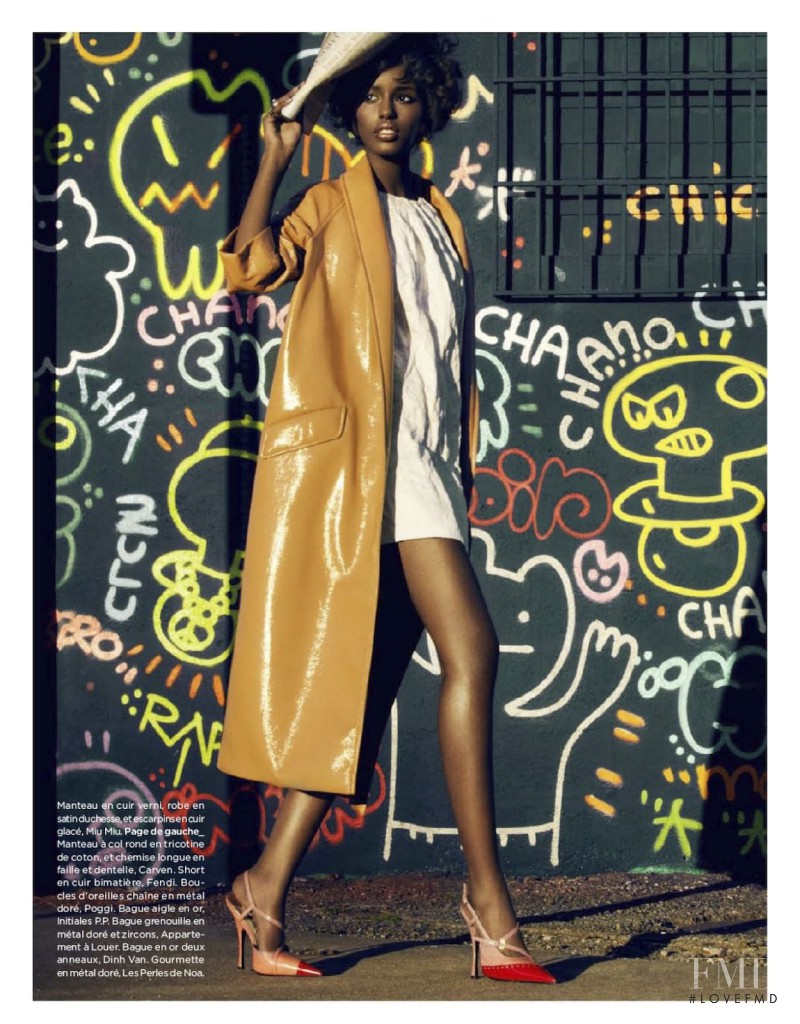 Senait Gidey featured in Pastel Paradise, March 2013