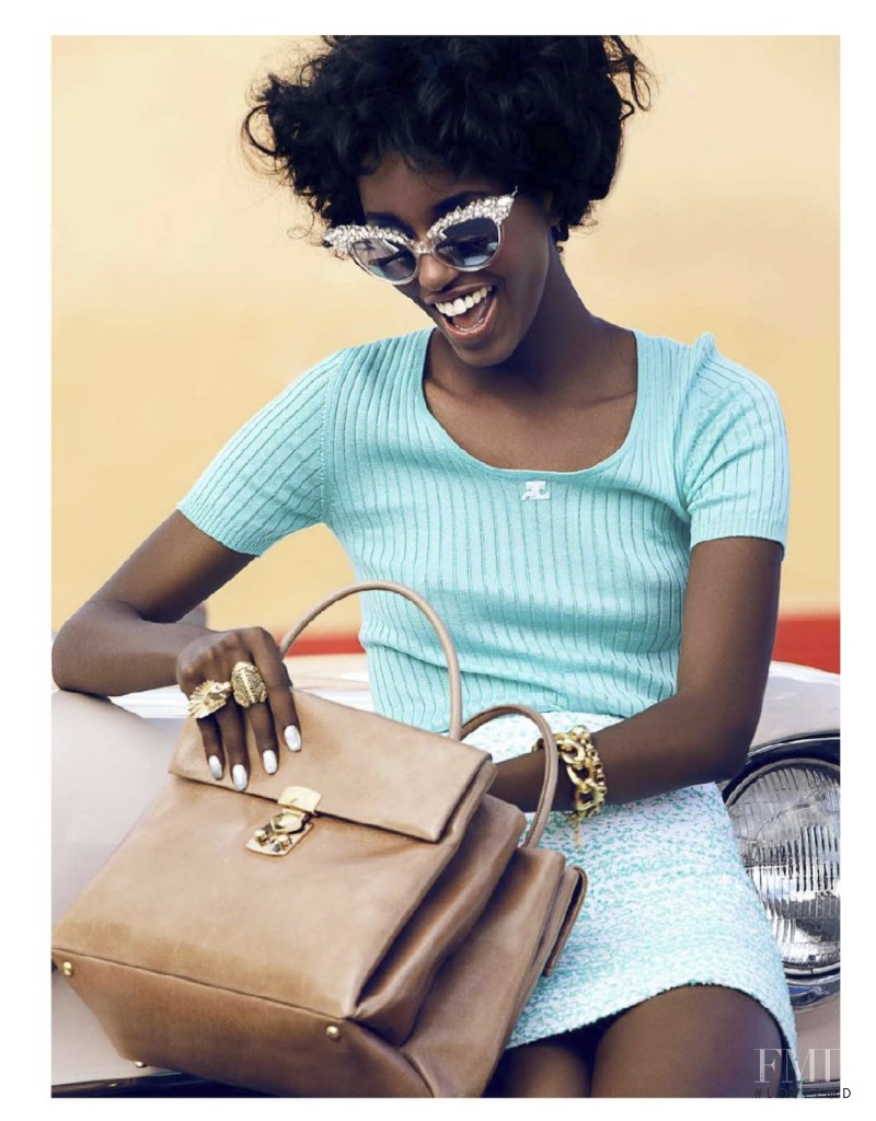 Senait Gidey featured in Pastel Paradise, March 2013