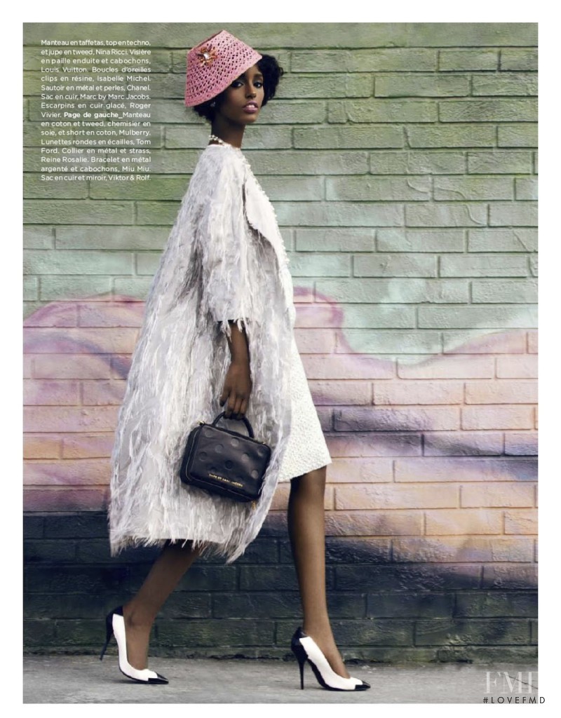 Senait Gidey featured in Pastel Paradise, March 2013