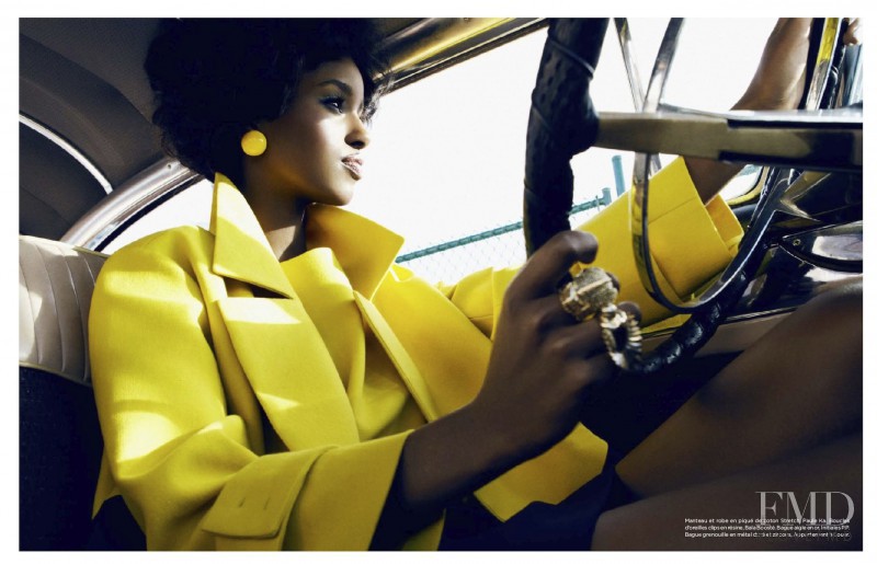 Senait Gidey featured in Pastel Paradise, March 2013