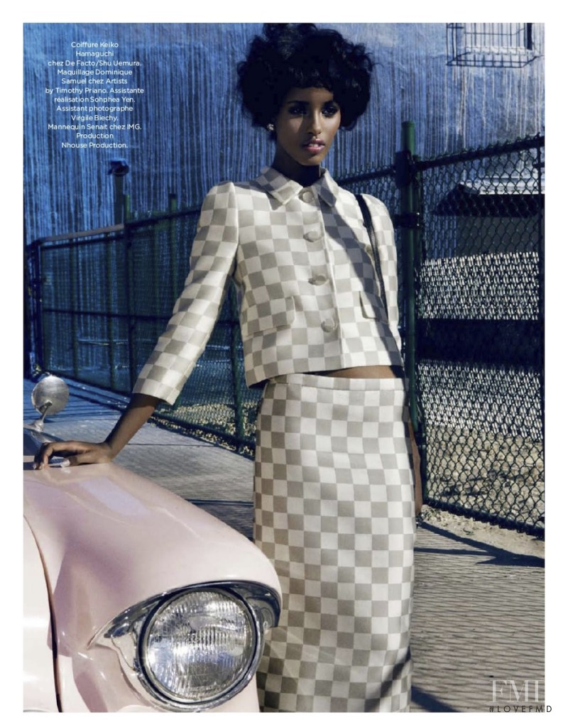 Senait Gidey featured in Pastel Paradise, March 2013