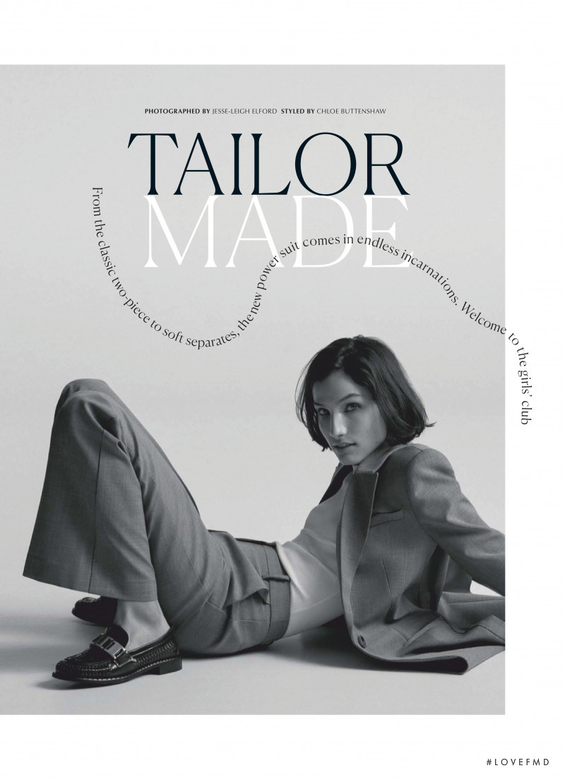 Victoria Massey featured in Tailor Made, May 2020