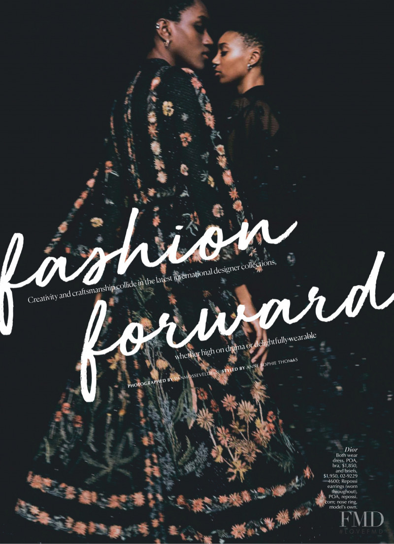 Hannah Shakespeare featured in Fashion Forward, May 2020