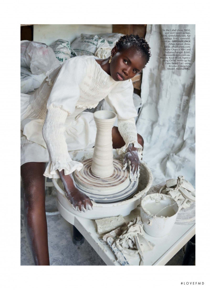 Akiima Ajak featured in Blank Canvas, April 2020