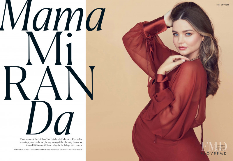 Miranda Kerr featured in Mama Miranda, October 2019