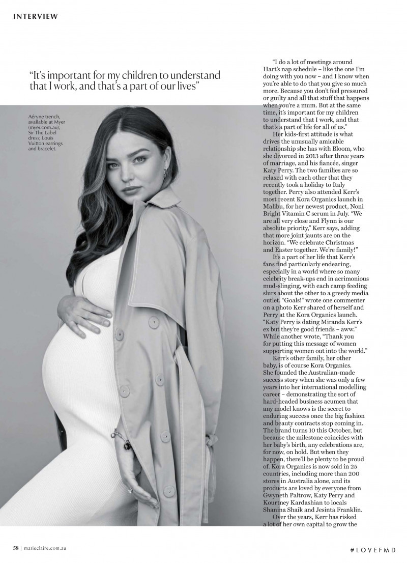 Miranda Kerr featured in Mama Miranda, October 2019