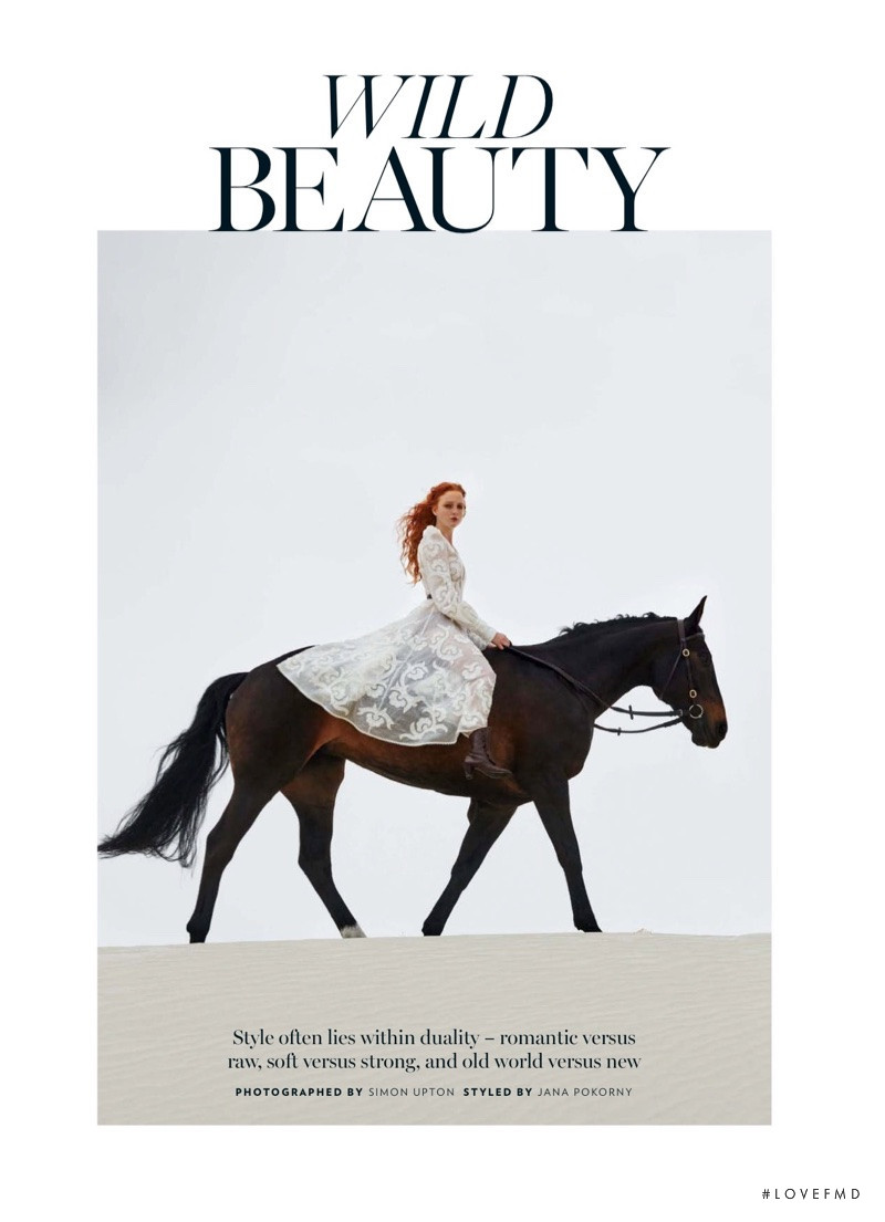 Madison Stubbington featured in Wild Beauty, April 2018