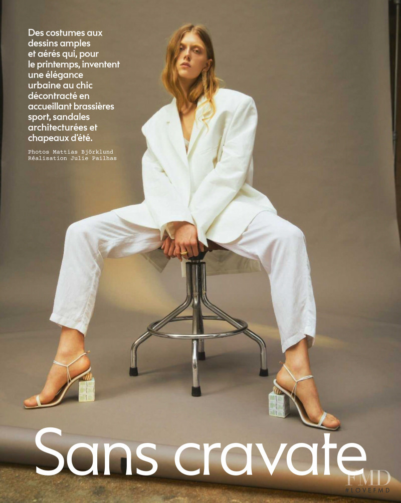 Stacia Roz featured in Sans Cravate, April 2020