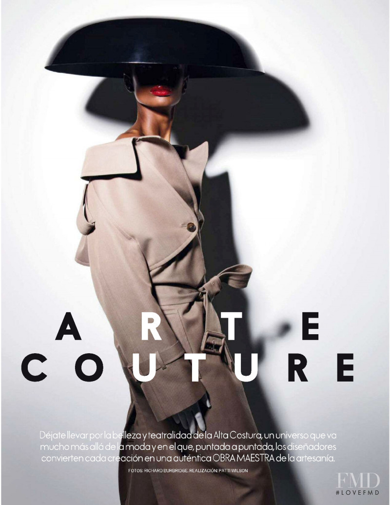 Imari Karanja featured in Arte Couture, January 2022