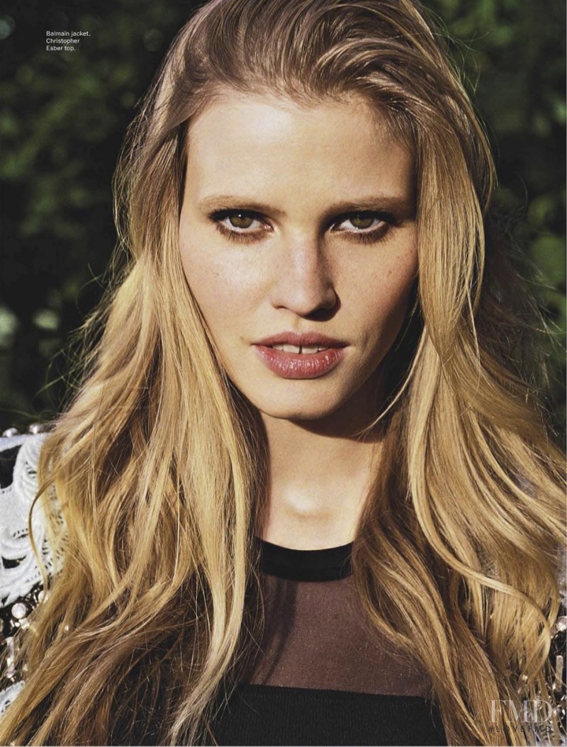 Lara Stone featured in Ahead Of The Curve, March 2013