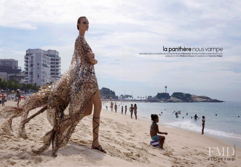 Caroline Trentini featured in Be Happy, March 2011