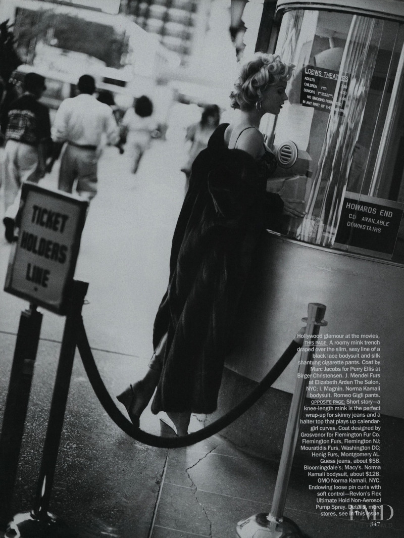 Eva Herzigova featured in Star Quality, October 1992