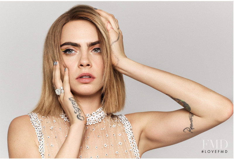 Cara Delevingne featured in Diamond Life, March 2022