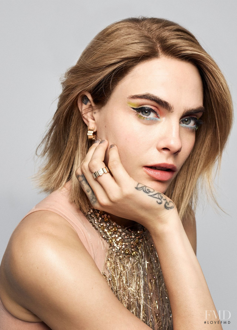 Cara Delevingne featured in Diamond Life, March 2022