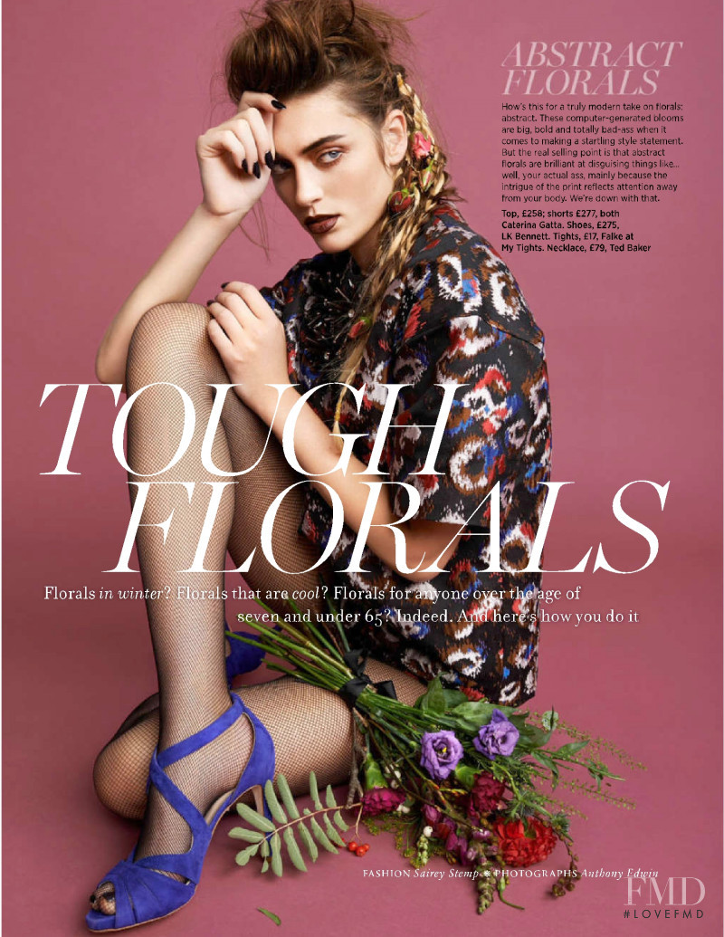 Charlotte Pallister featured in Tough Florals, November 2015