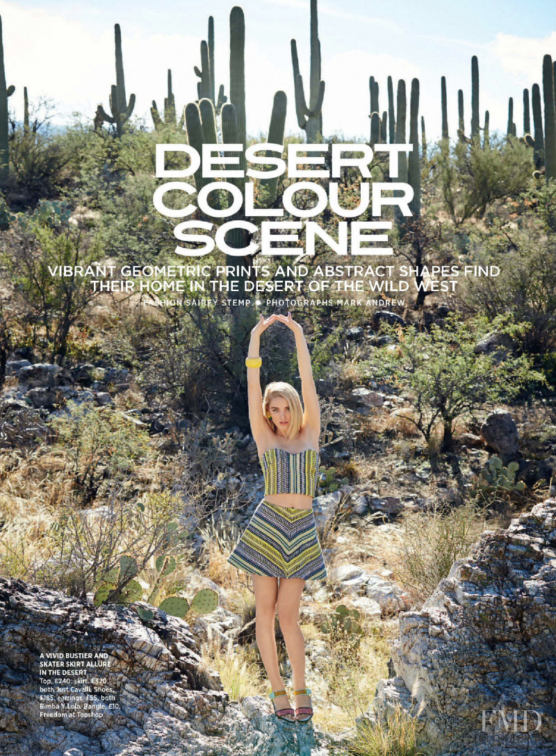 Rachel Alexander featured in Desert Colour Scene, May 2015