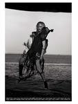 Amber Valletta by Peter Lindbergh Deauville February 2013