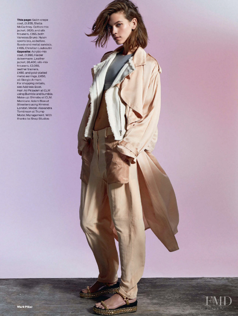 Alexandra Tomlinson featured in Your new Spring Coat, March 2015