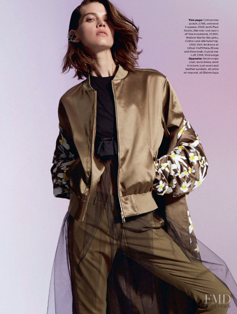 Alexandra Tomlinson featured in Your new Spring Coat, March 2015