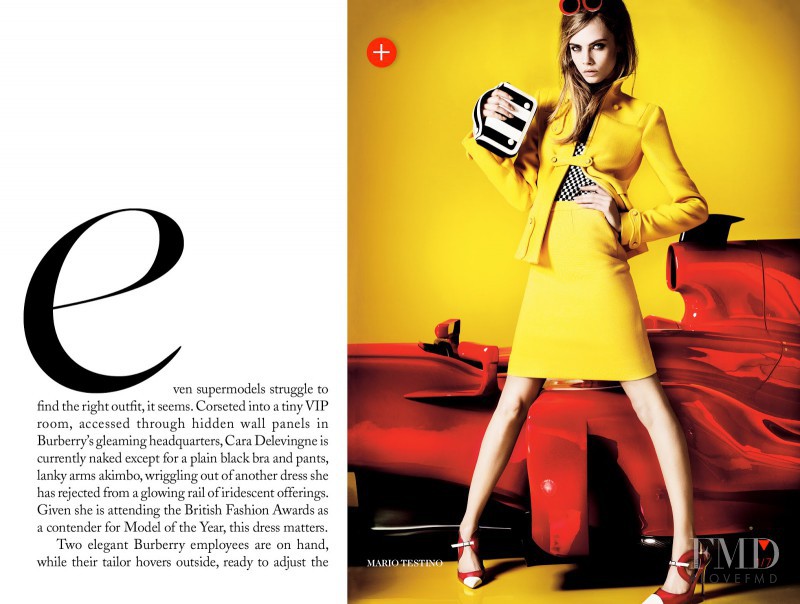 Cara Delevingne featured in Chasing Cara, March 2013