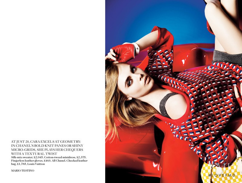 Cara Delevingne featured in Chasing Cara, March 2013