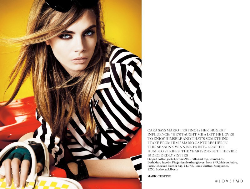 Cara Delevingne featured in Chasing Cara, March 2013