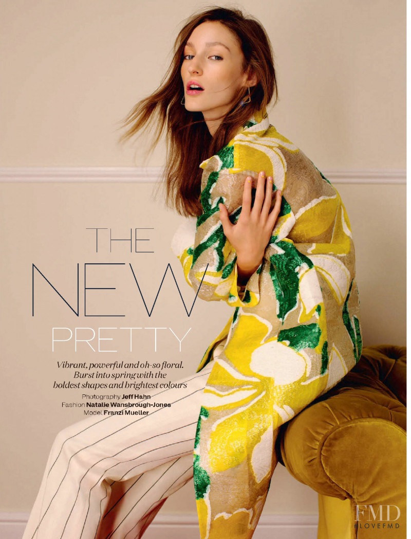 Franzi Mueller featured in The New Pretty, April 2015