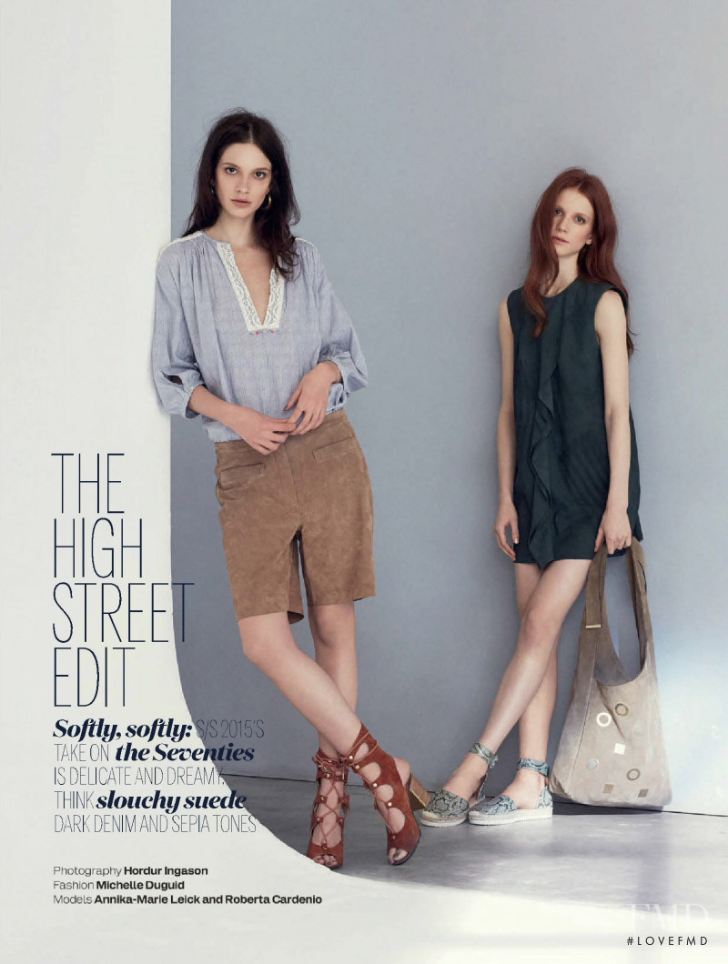 Roberta Cardenio featured in The High Street Edit, May 2015