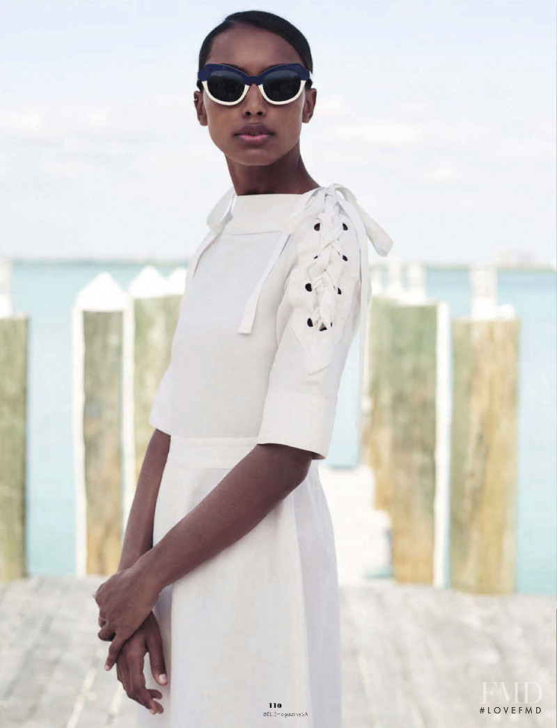 Jasmine Tookes featured in Coastal Cruising, December 2015