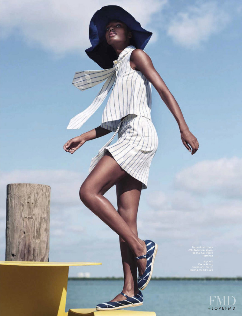 Jasmine Tookes featured in Coastal Cruising, December 2015