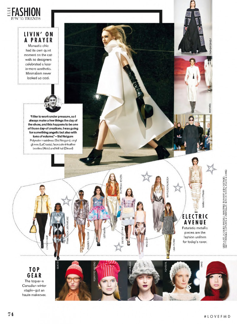 Steph Smith featured in Fashion Trend Report, August 2015