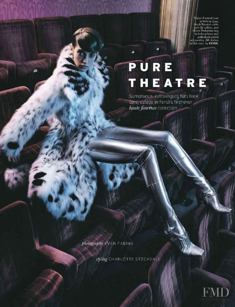 Camille Hurel featured in Pure Theatre, November 2015