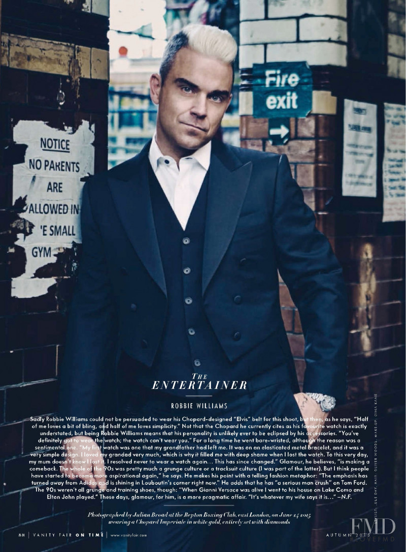 The 2015 Vanity Fair On Time Glamour Portfolio, October 2015