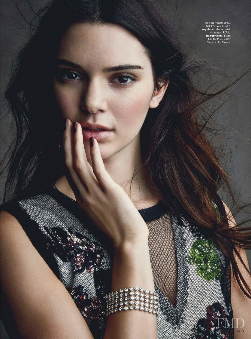 Kendall Jenner featured in The real deal, March 2015