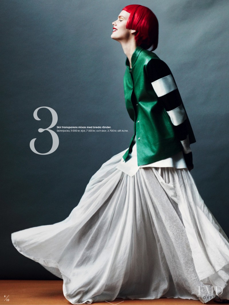 Stina Rapp featured in Varens Nya Looks, February 2013