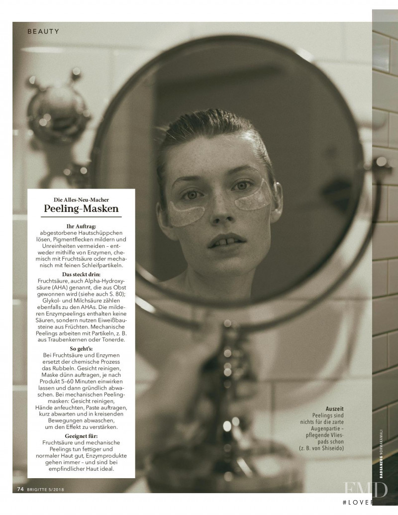 Caroline Lossberg featured in Für jeden Auftrag die Richtige, February 2018