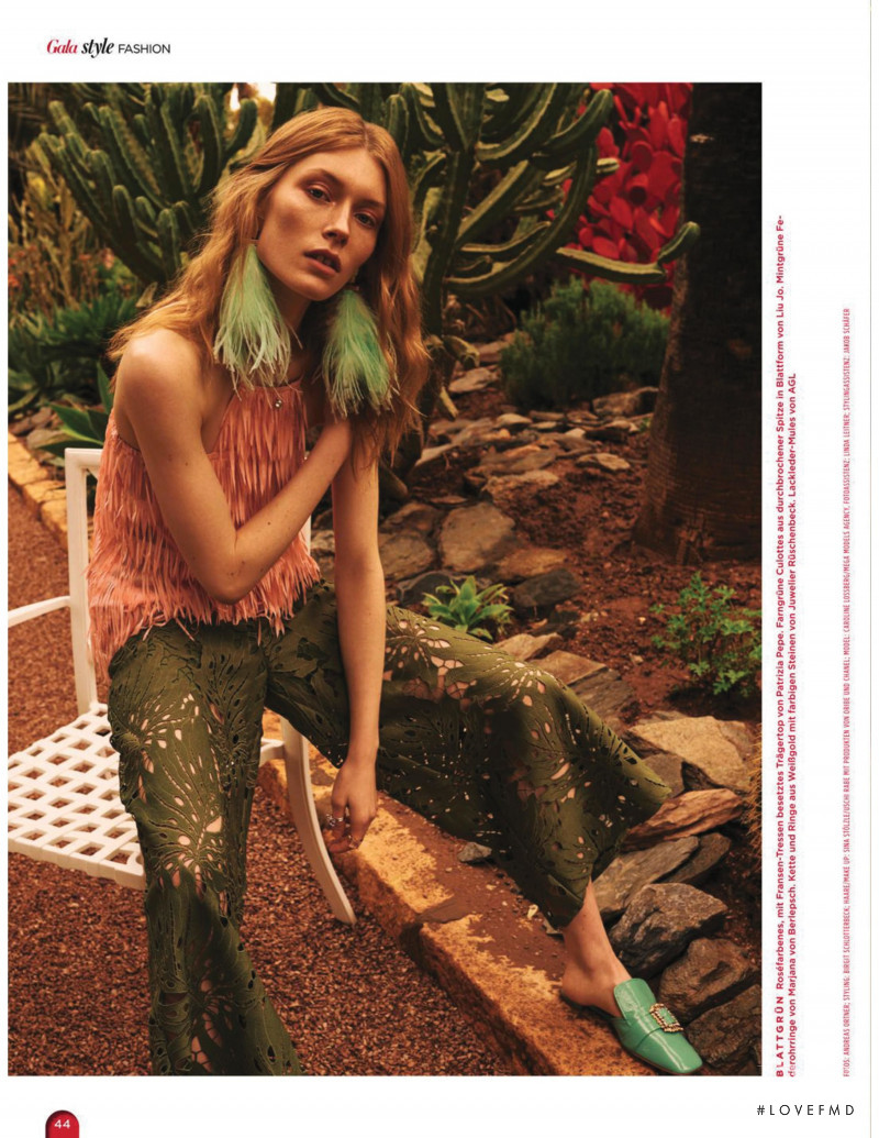 Caroline Lossberg featured in Im Garten Eden, August 2018