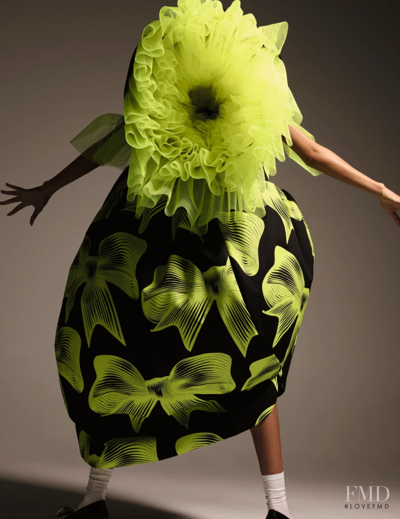 Binx Walton featured in Rei Kawakubo On Hunger and Power in Fashion, March 2022