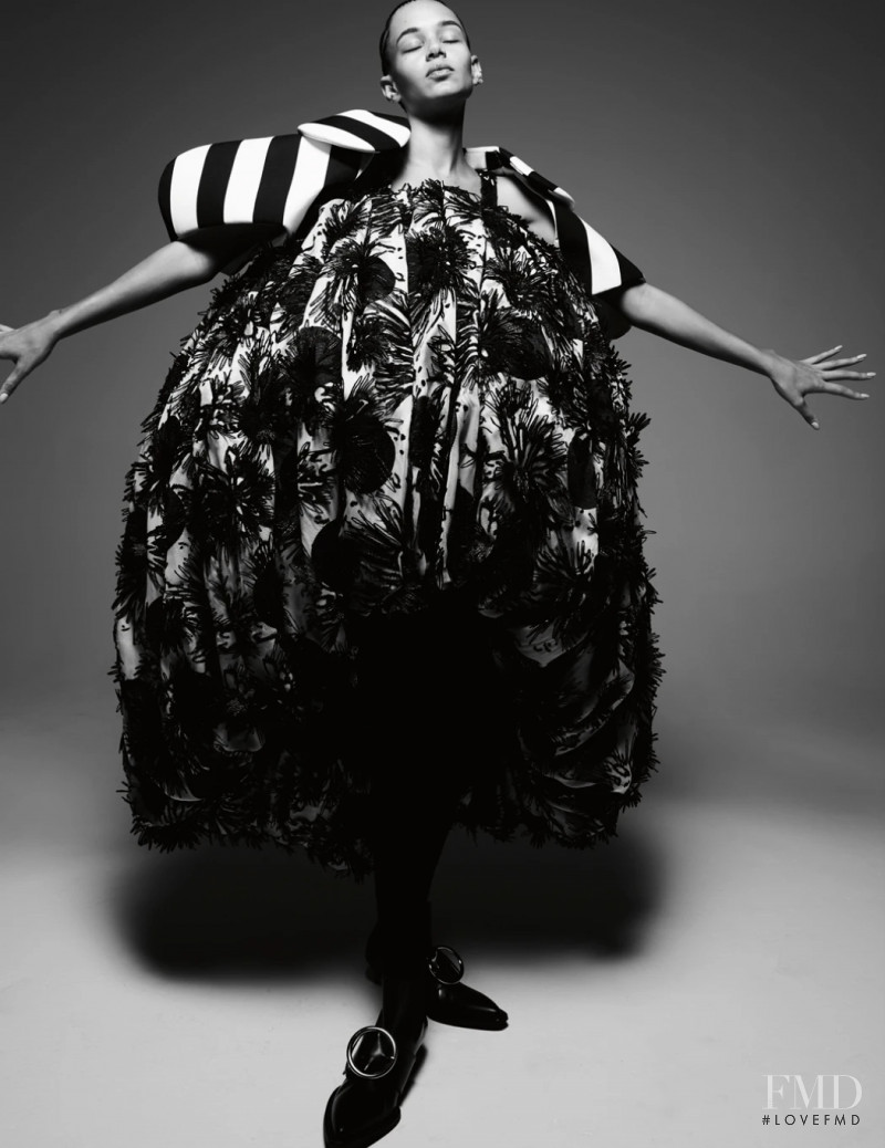 Binx Walton featured in Rei Kawakubo On Hunger and Power in Fashion, March 2022